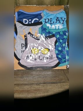 Small Dog 5 Pack Graphic Tank Tops Pack